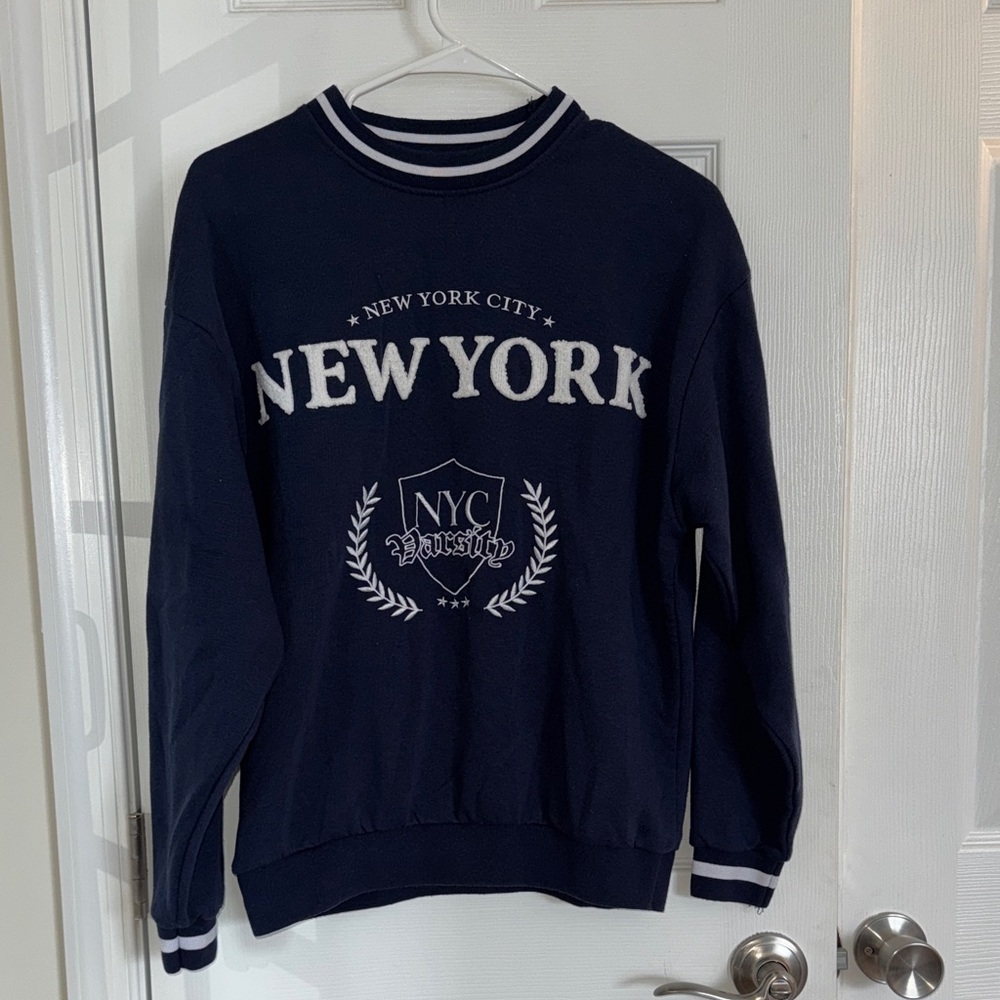 Aeropostale Navy Blue Crewneck Sweater